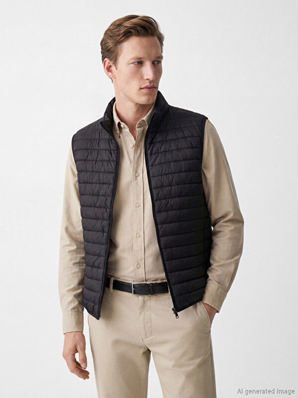 SOUTHBLUE Straight Collar Men's Inflatable Vest