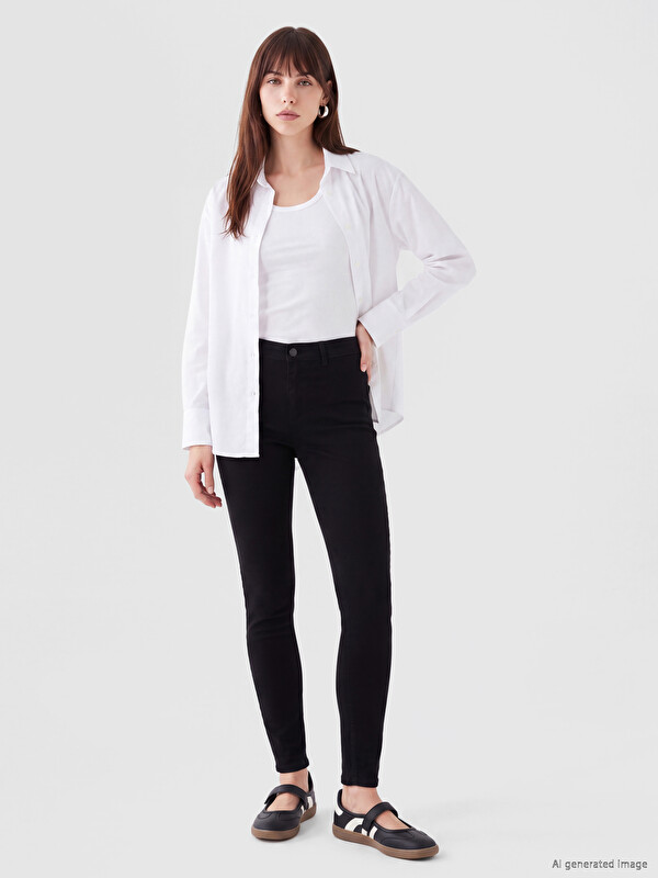LCW Jeans Jüpiter Süper Skinny Fit Kadın Jean Pantolon