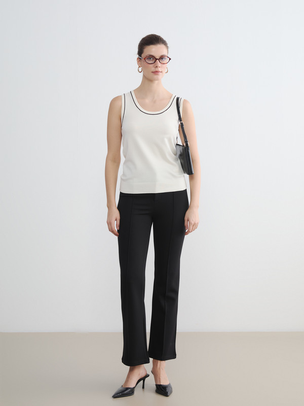 LCWAIKIKI Classic Pantalon Évasé Coupe Slim Pour Femmes
