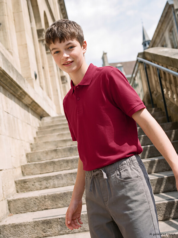 LCW Kids Polo Yaka Erkek Çocuk Pike Tişört