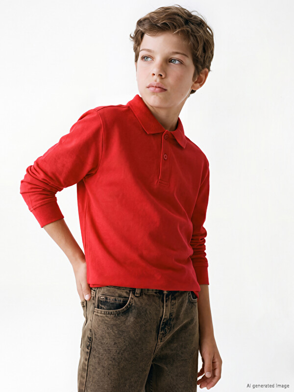 LCW Kids Polo-Kragen Jungen Piqué T-Shirt