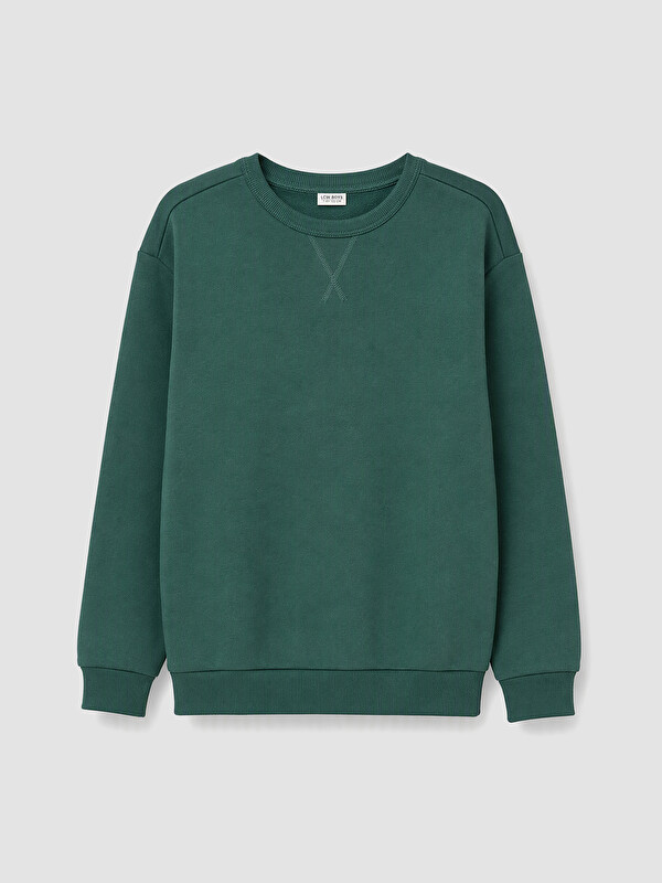 LCW Kids Boy Green Sweatshirt