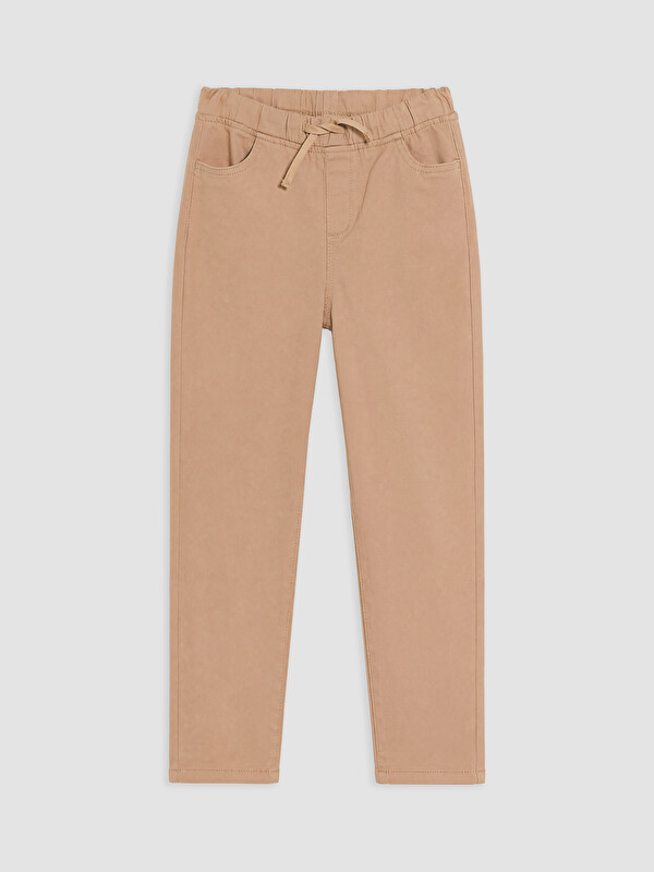 LCW Kids Slim Fit Erkek Çocuk Gabardin Pantolon