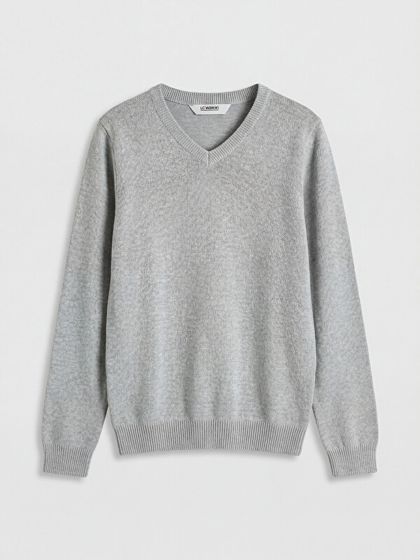 LCW Kids V Neck Boys' Knitwear Sweater