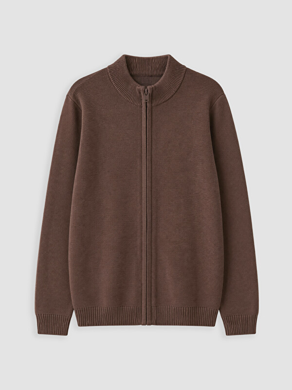 LCW Kids Boy Brown Cardigan