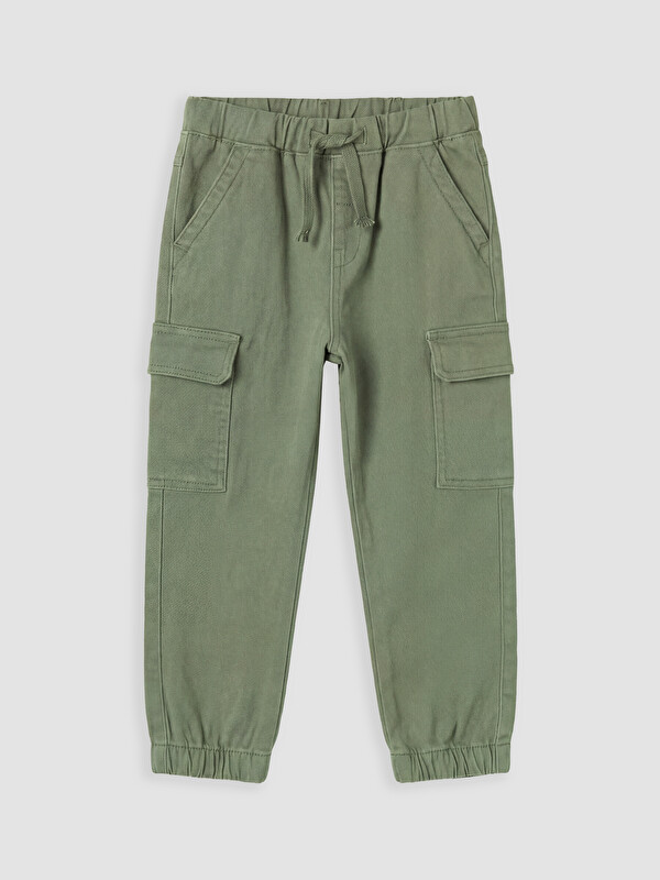 LCW Kids Erkek Çocuk Gabardin Kargo Pantolon