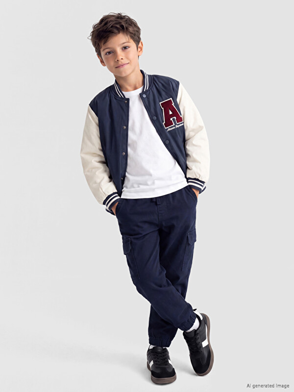 LCW Kids Boys' Gabardine Cargo Trousers