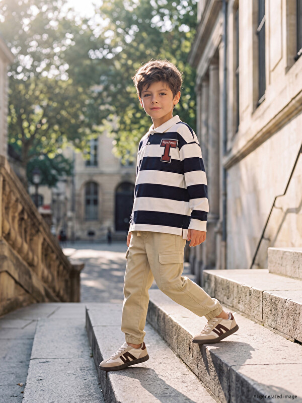 LCW Kids Erkek Çocuk Gabardin Kargo Pantolon