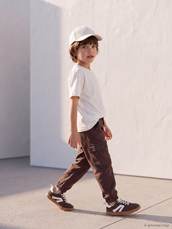 LCW Kids Boys' Gabardine Cargo Trousers