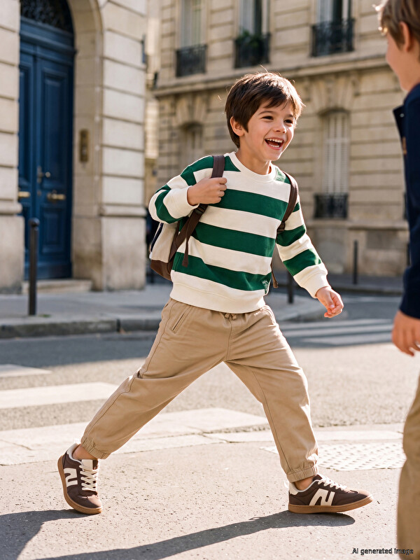 LCW Kids Boys' Gabardine Jogger Trousers