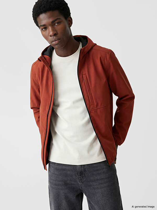 XSIDE Regular Fit Kapüşonlu Erkek Ceket