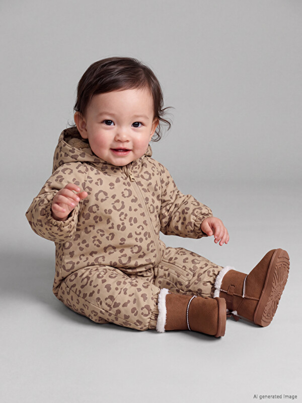 LCW baby Su İtici Kız Bebek Astronot Mont
