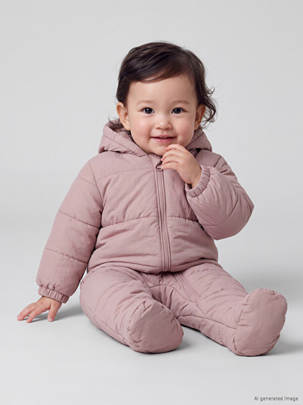 LCW baby Hooded With Booties Baby Girls' Astronaut Jacket