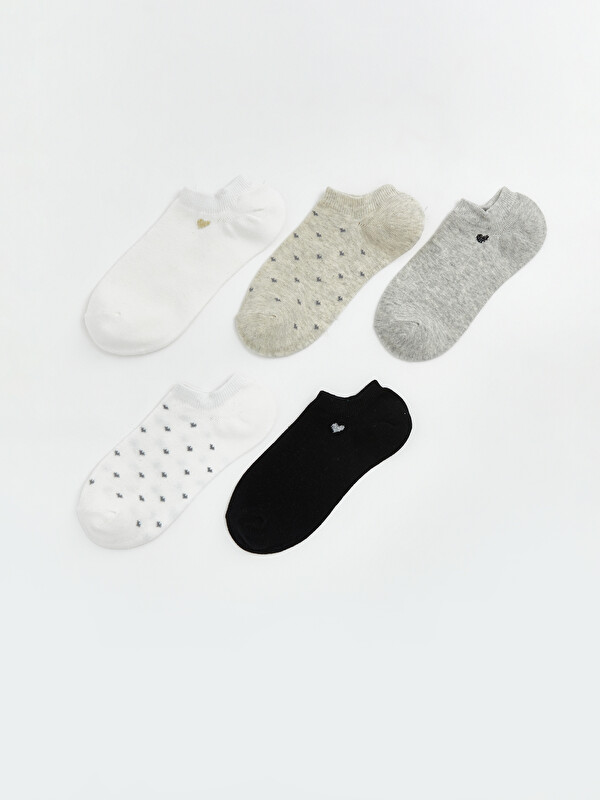 LCW DREAM Κάλτσες Sneaker με Σχέδια για γυναίκες 5 Pack