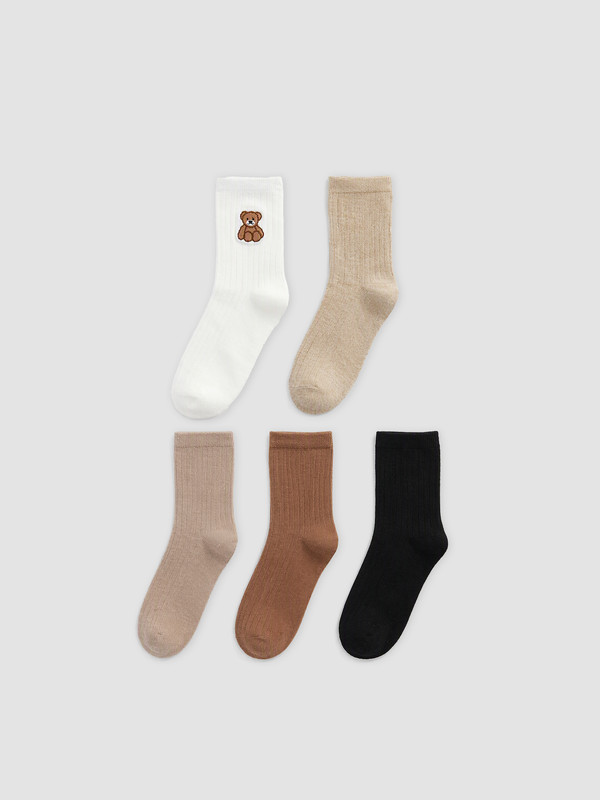 LCW DREAM Women's Ankle Socks 5 Pack