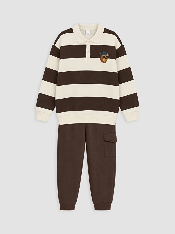 LCW Kids Boy Brown Set