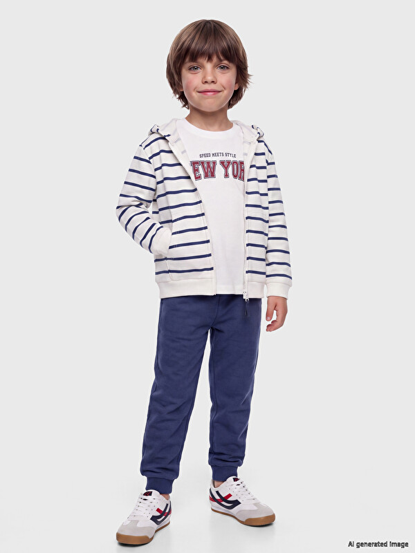 LCW Kids Striped Boys' Set 3-piece