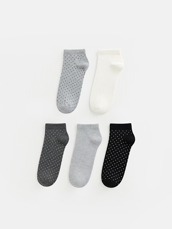 LCW DREAM Patterned Women's Trainer Socks 5 Pack