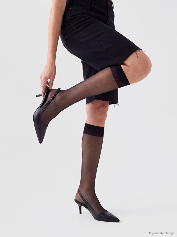 LCW DREAM 15 Denier Damen-Kniestrümpfe 3er-Pack