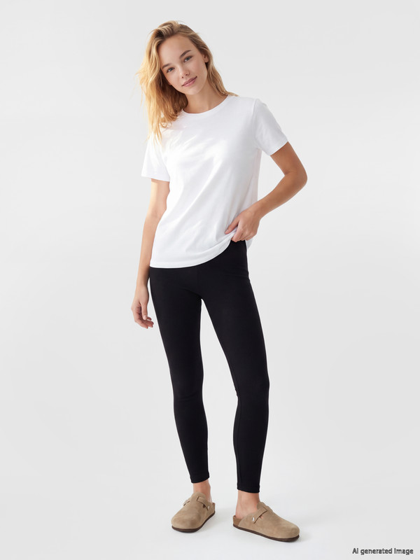LCW DREAM Leggings shtresë bazë termike me bel elastik për gra