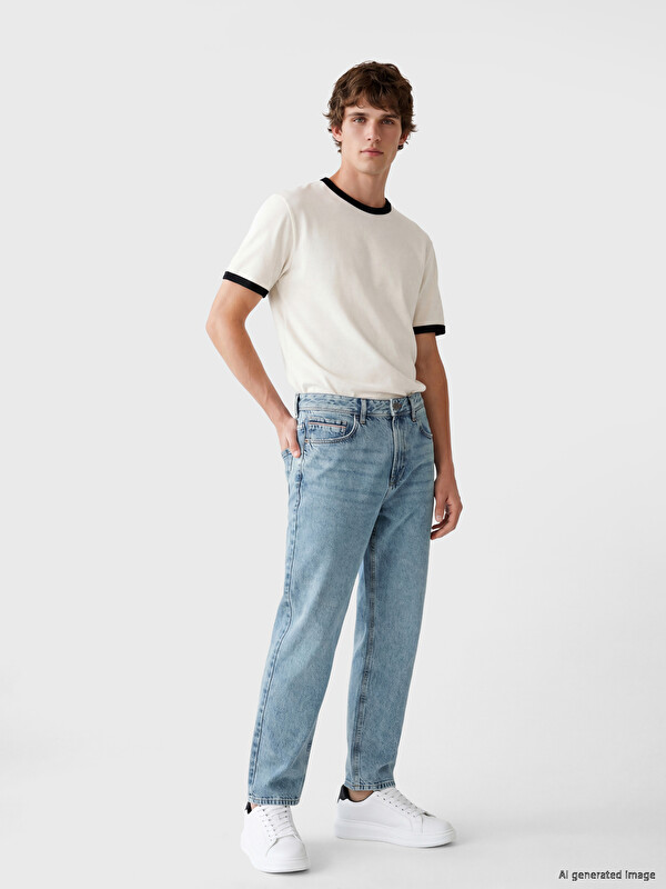 LCW Jeans მამაკაცები Მუქი Ლურჯი ჯინსი