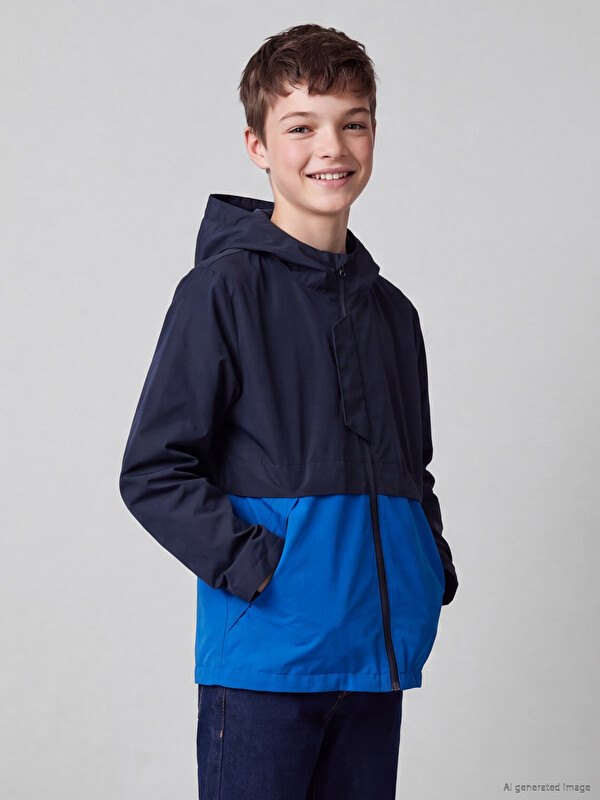 LCW Kids Hooded Boys' Raincoat