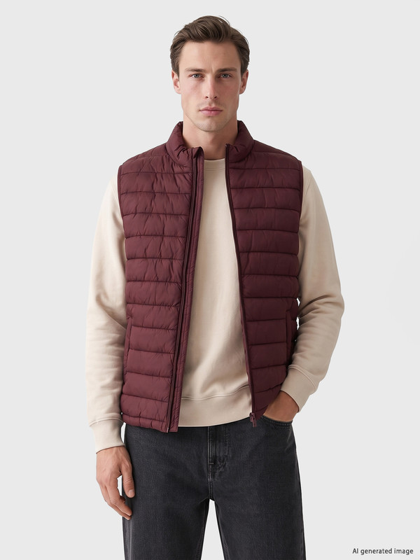 LCWAIKIKI Classic Regular Fit Dik Yaka Erkek Şişme Yelek