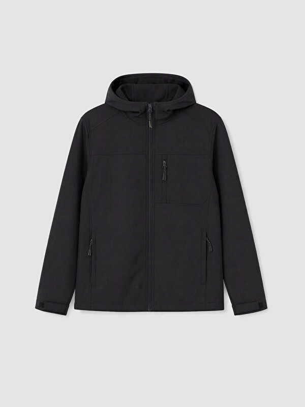 LCWAIKIKI Classic Regular Fit Kapüşonlu Erkek Ceket