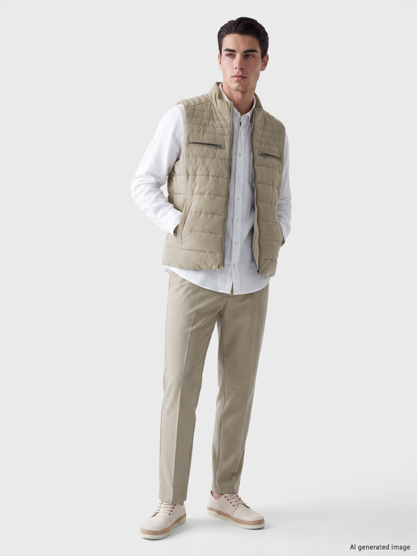 LCWAIKIKI Classic Standard Fit Mock Neck Men's Gilet