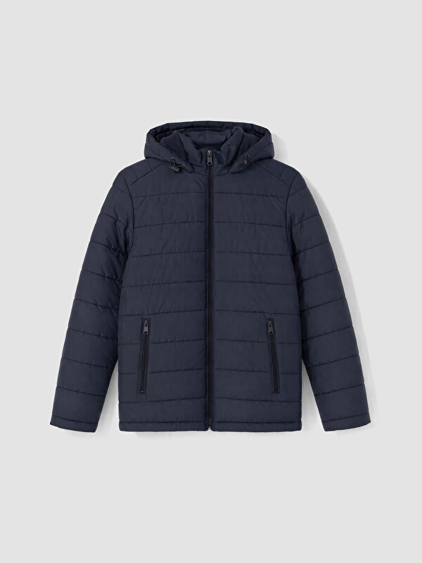 LCWAIKIKI Classic Man Navy Puffer Coat