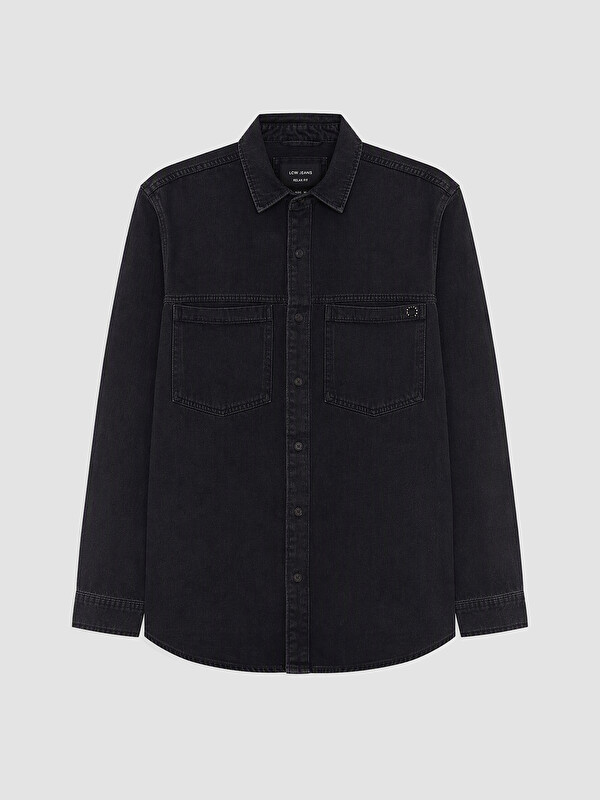 LCW Jeans Ерлер Қара Джинсы жейде
