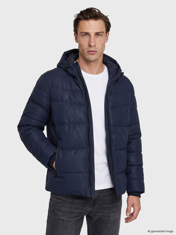 LCWAIKIKI Classic Regular Fit Hooded Men's Puffer Coat