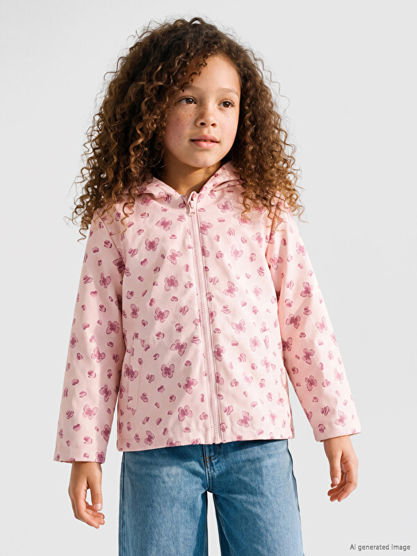 LCW Kids Hooded Girls' Raincoat