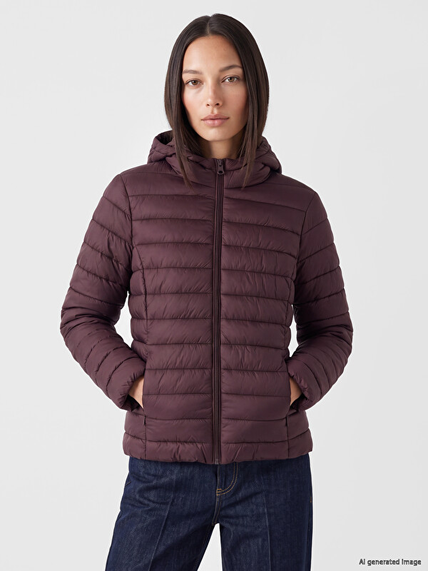 LCWAIKIKI Classic Hooded Women's Puffer Coat