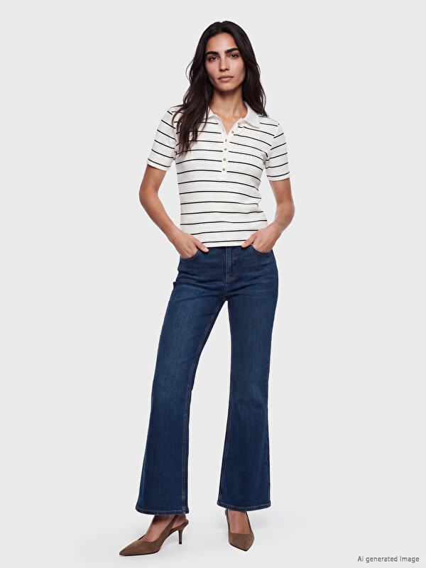 LCW Jeans Flare Kadın Jean Pantolon