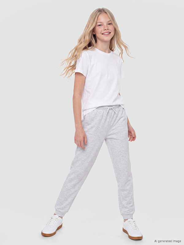 LCW Kids Футболка для девочек с круглым вырезом