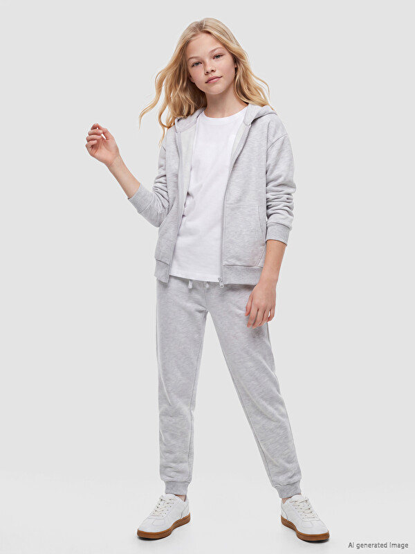 LCW Kids Спортивный костюм с капюшоном для девочек