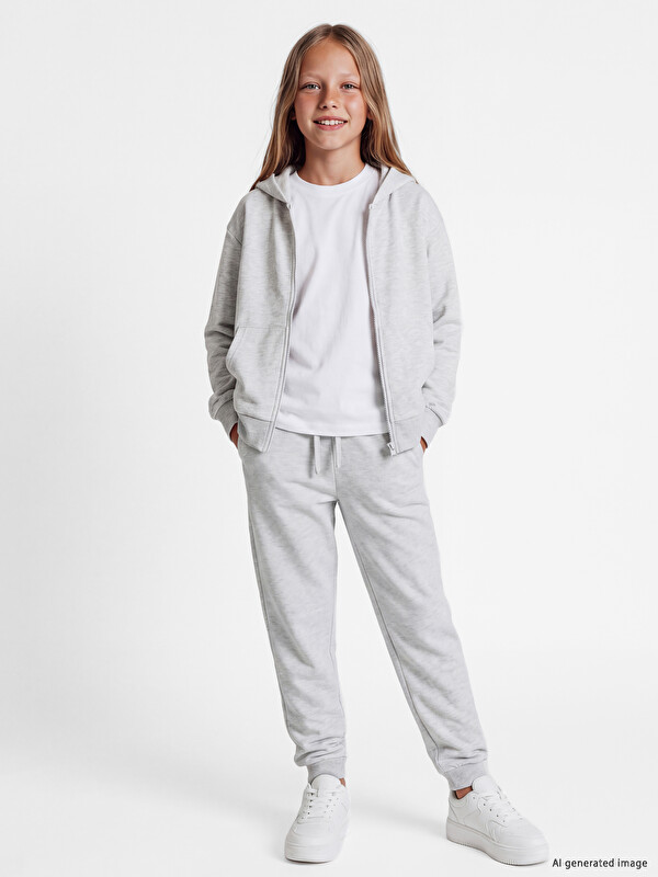 LCW Kids Hooded Girls' Tracksuit Set