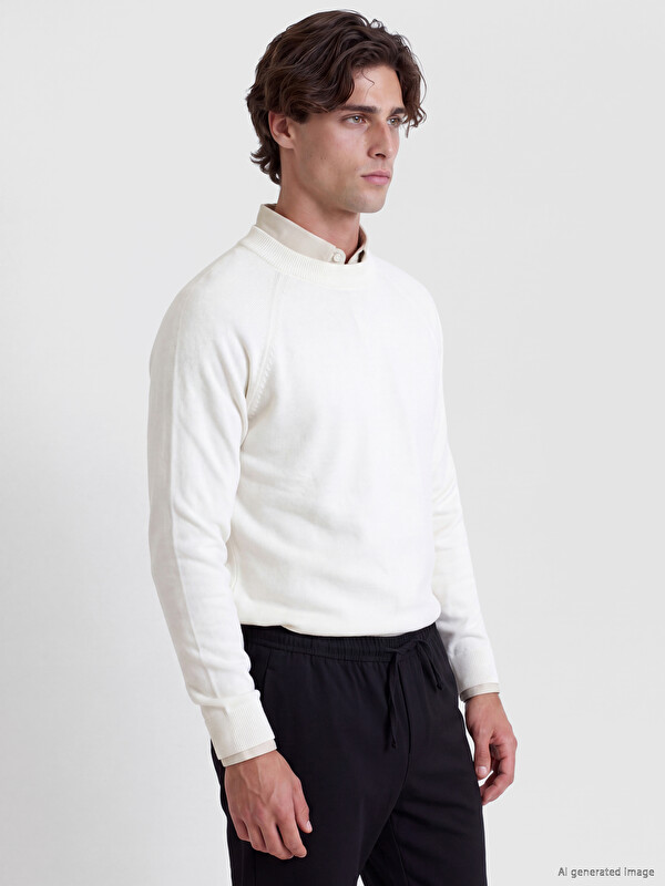 LCW Vision Mock Neck Men's Knitwear Sweater