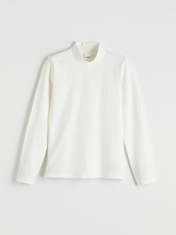 LCW Kids Turtleneck Long Sleeve Girls' T-Shirt