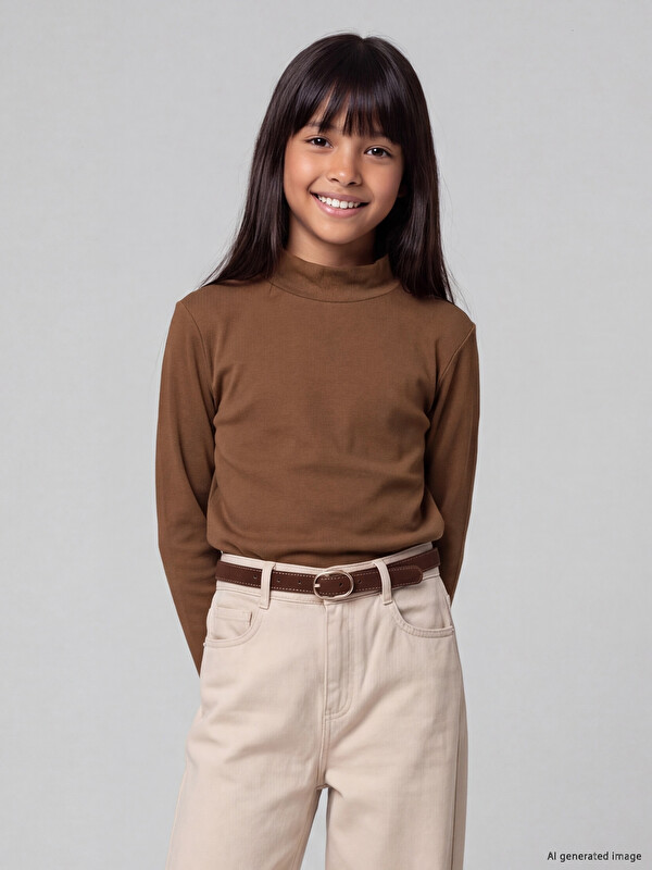 LCW Kids Turtleneck Girls' T-Shirt