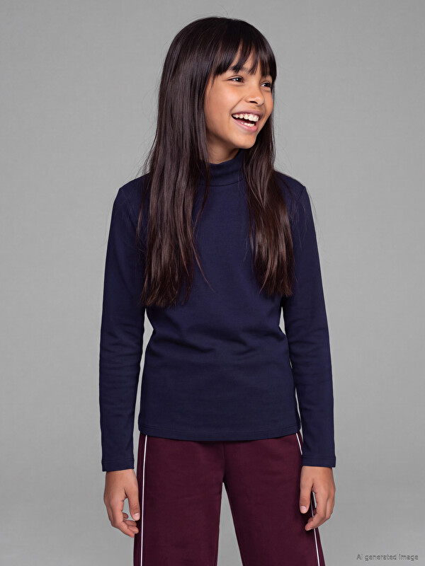 LCW Kids Turtleneck Girls' T-Shirt