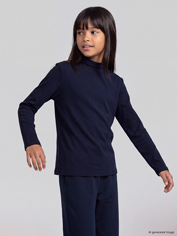 LCW Kids Turtleneck Girls' T-Shirt