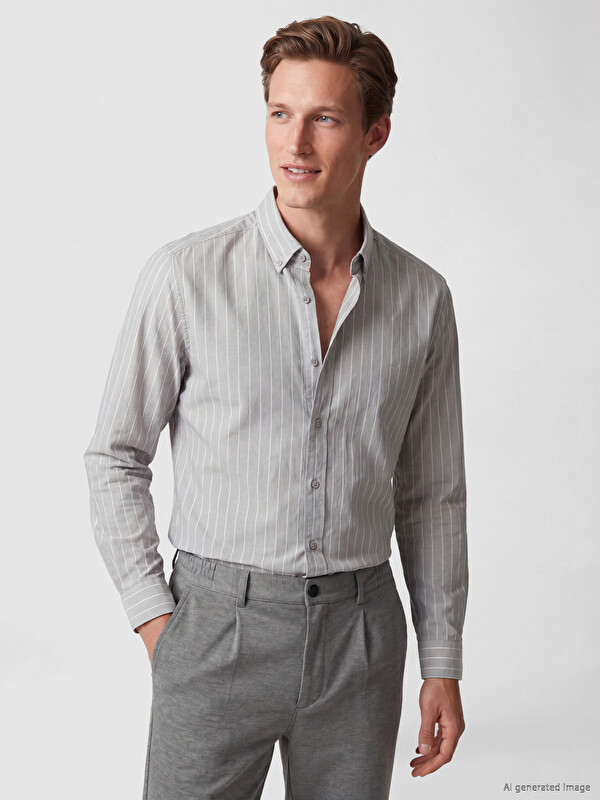 SOUTHBLUE Man Grey Shirt