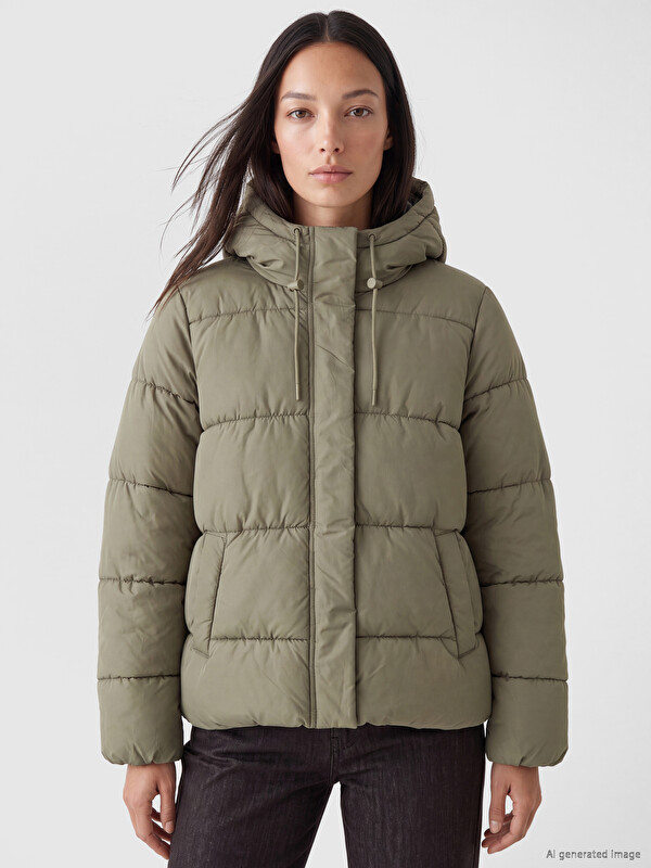 LCWAIKIKI Classic Hooded Women's Puffer Coat