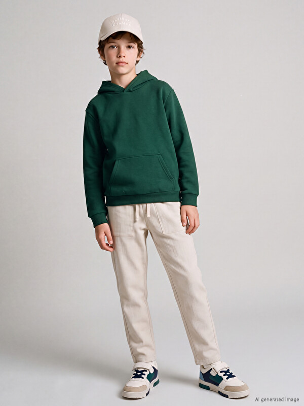 LCW Kids Elastic Waist Pocketed Boys' Sweatpants