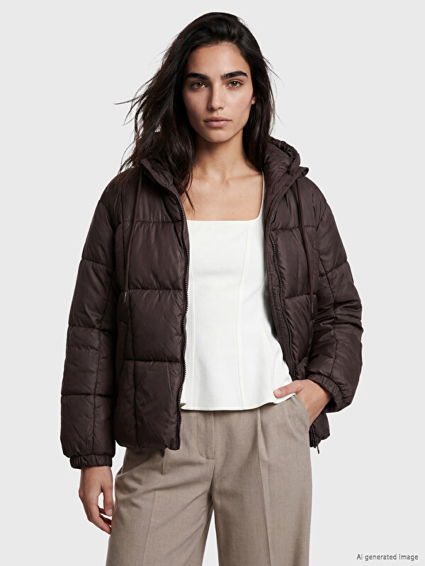 LCW Vision Hooded Women's Puffer Coat