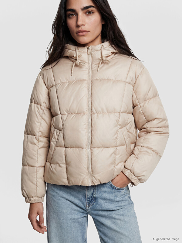 LCW Vision Hooded Women's Puffer Coat