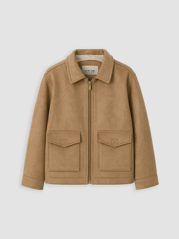 LCW Kids Boy Brown Coat