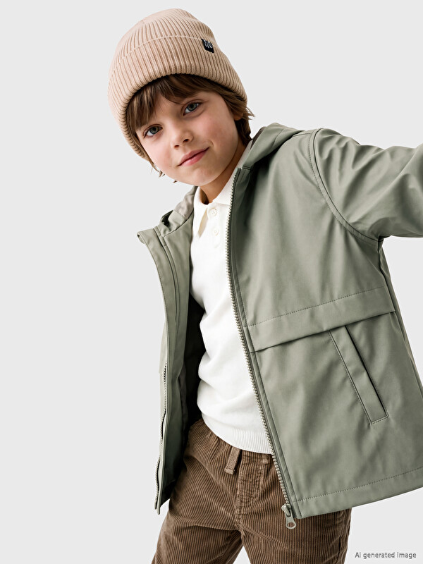 LCW Kids Pelerinë shiu me pamje lëkure për djem